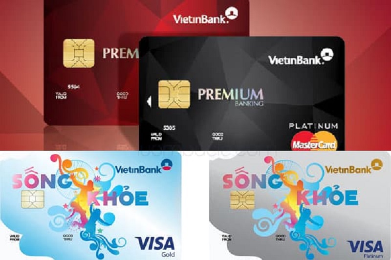 Các sản phẩm thẻ visa do ngân hàng Vietinbank phát hành