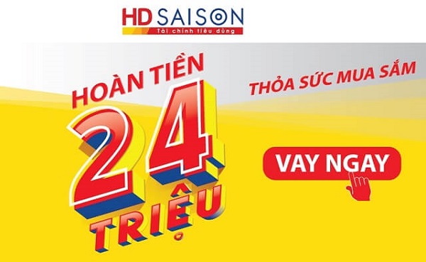 Một số gói vay tiền tín chấp phổ biến tại HD Saison