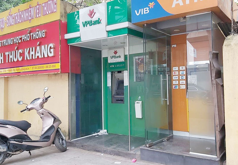 Điểm đặt cây ATM VPBank tại TP Hà Nội