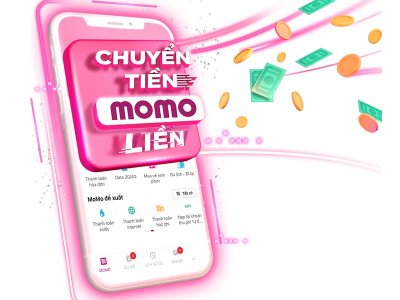 Chuyển tiền qua Momo miễn phí, thao tác nhanh chóng và tiện lợi