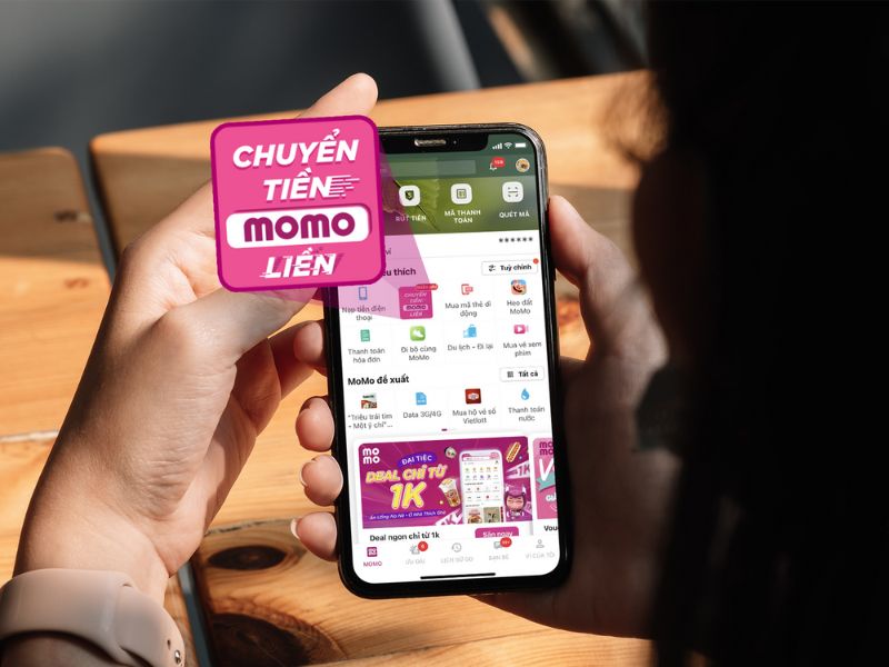 Chuyển tiền từ ví Momo này sang ví Momo khác chỉ với vài thao tác đơn giản