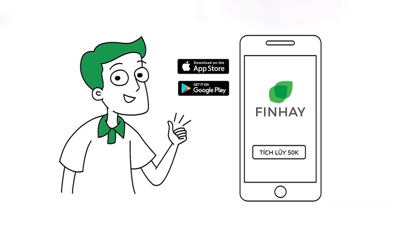 Tải ứng dụng Finhay trên hai hệ điều hành Android và IOS