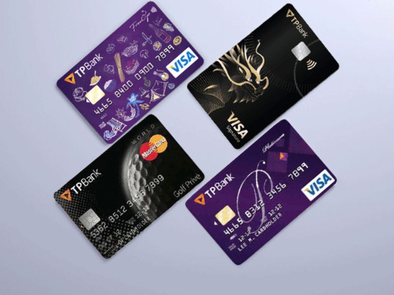 Ngân hàng TPBank hiện phát hành nhiều loại thẻ khác nhau