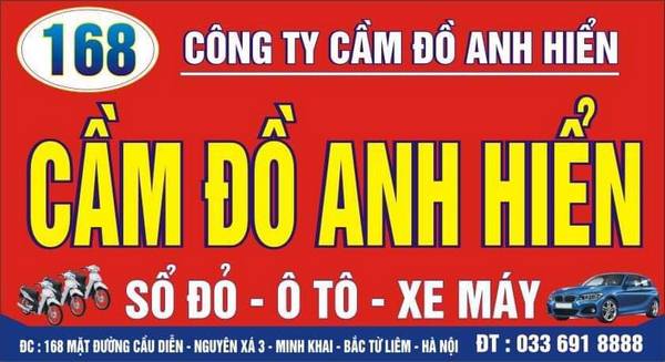 Cầm đồ Anh Hiển – Đơn vị uy tín khách hàng nên kết nối